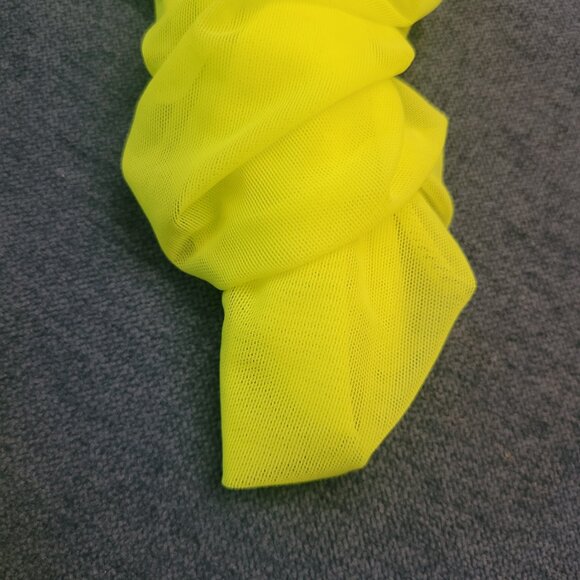 Babaton Neon Green Off-Shoulder Mini Dress - Picture 6 of 10